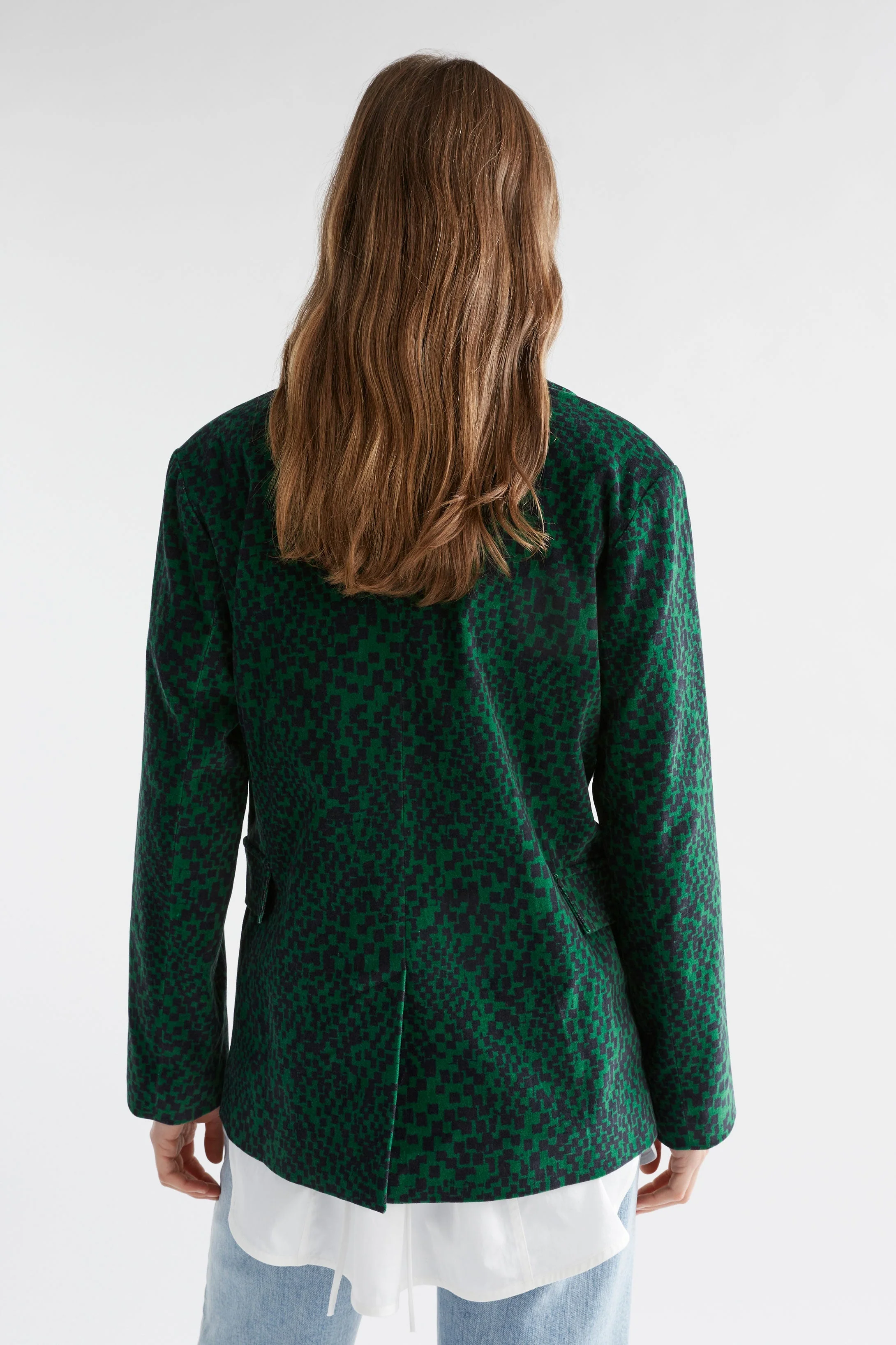 Altes Jacket Green Sinda Print - Image 5