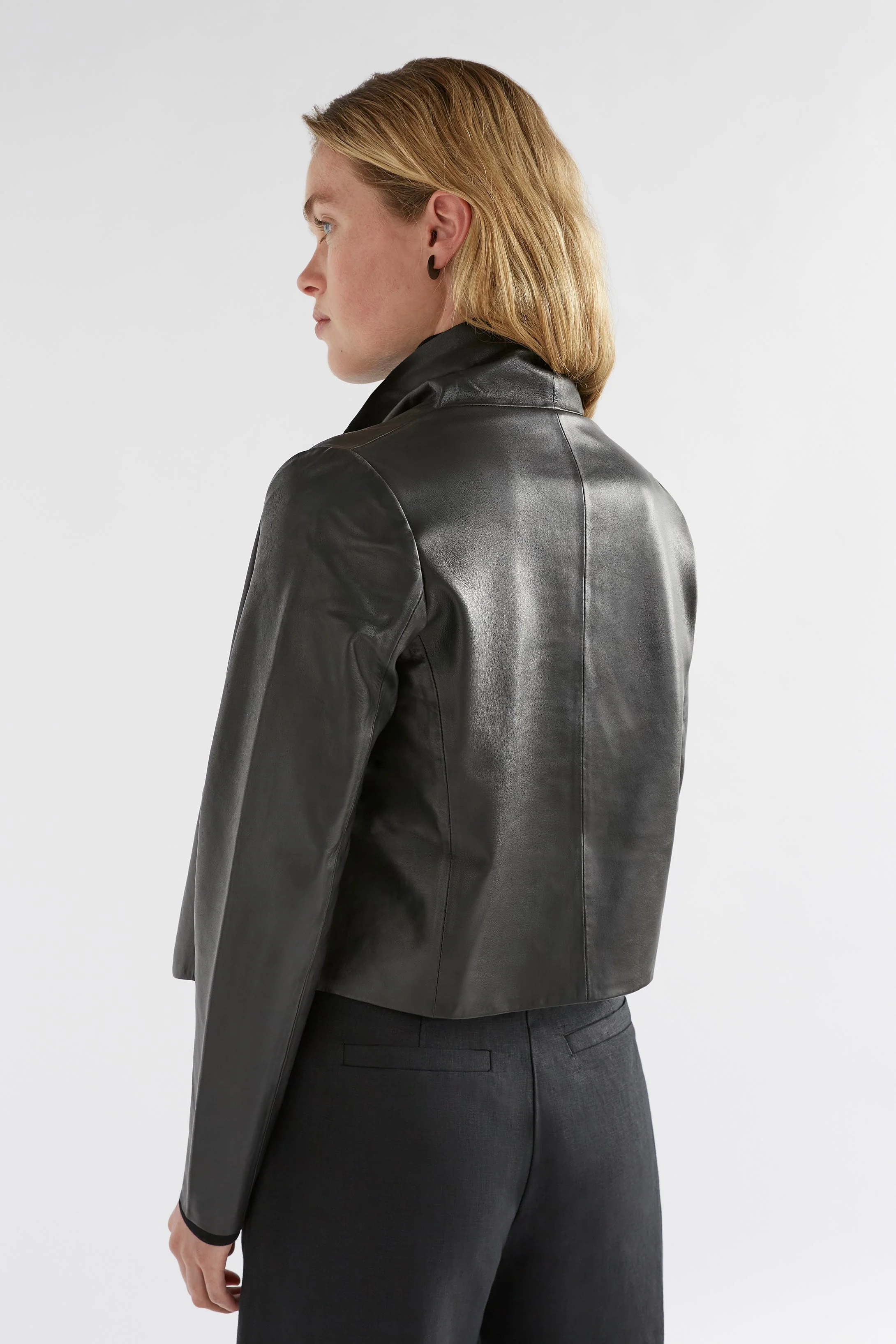Fine Leather Jacket - Image 9