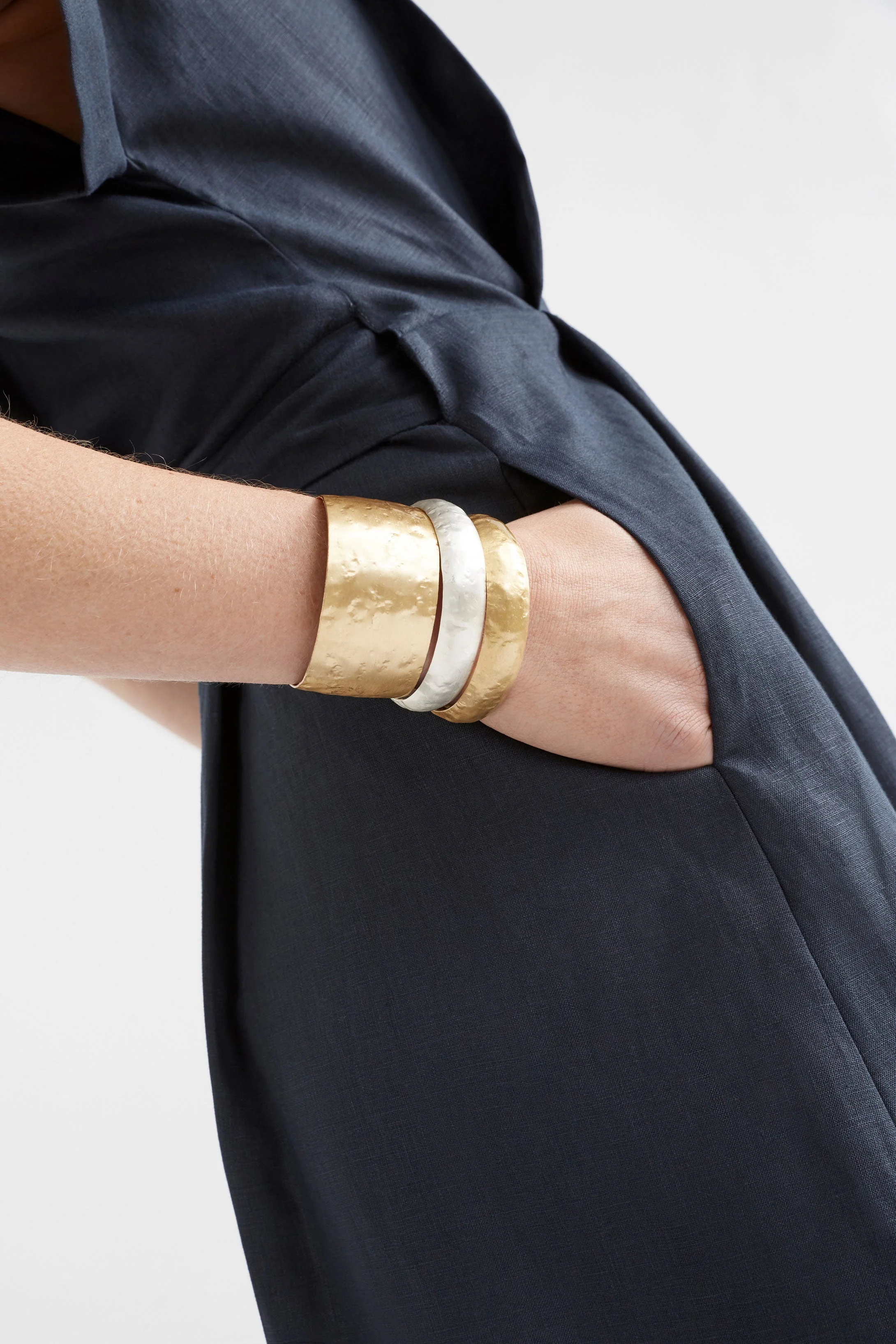Gild Thin Cuff Bangle - Image 3