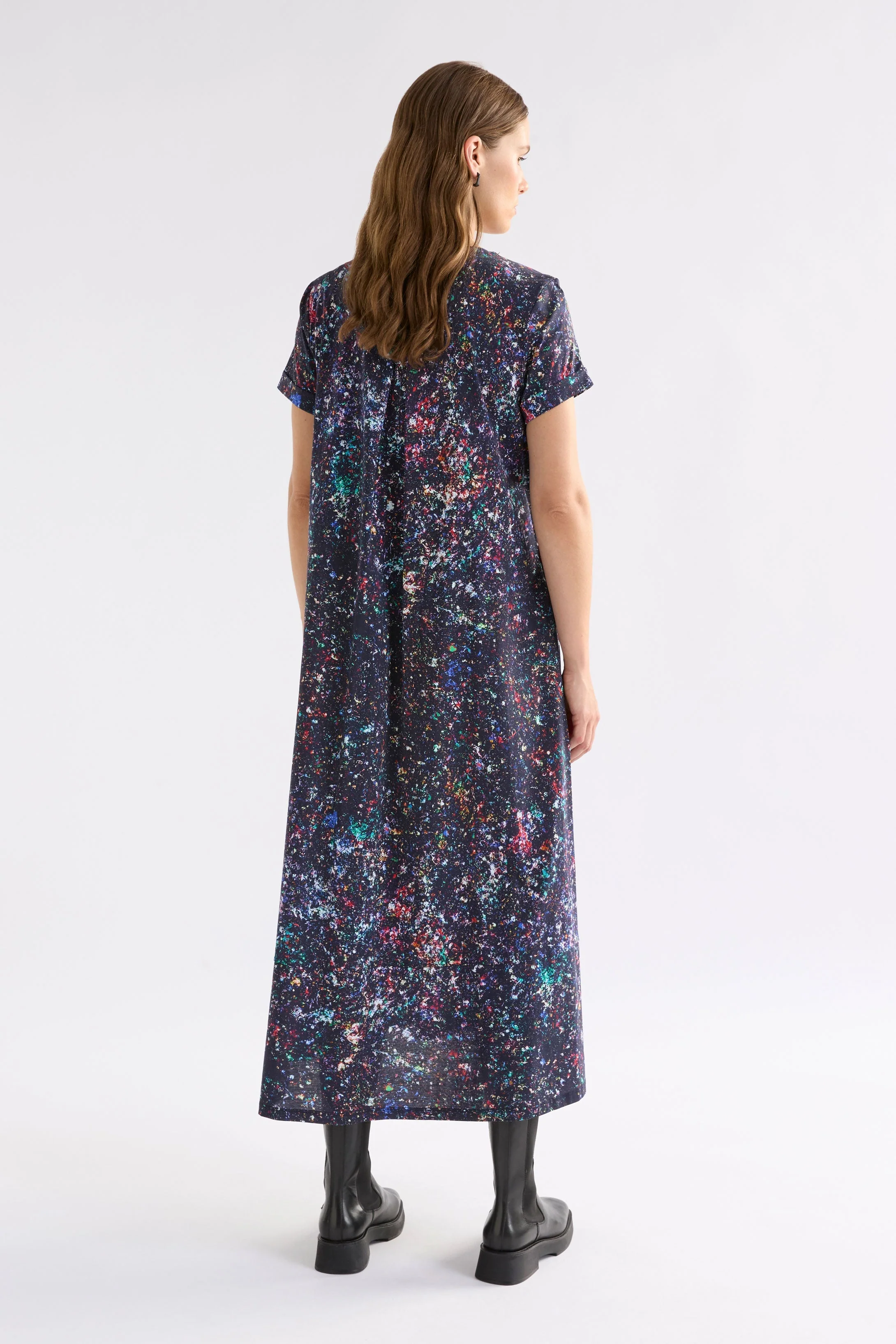 Haki Dress Tola Print - Image 6